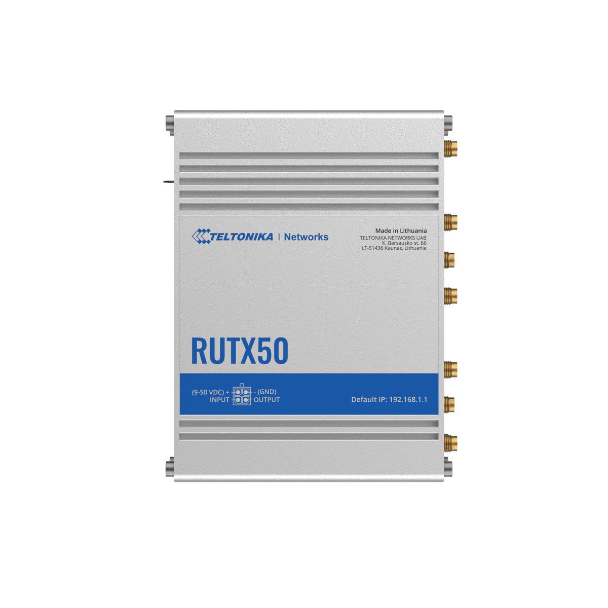 Teltonika RUTX50 — weergave 2